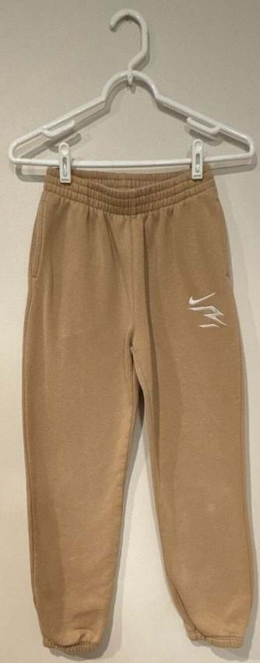 3 Brand by Russell Wilson Fleece Jogger Pants Size L 12-13YRS Tan